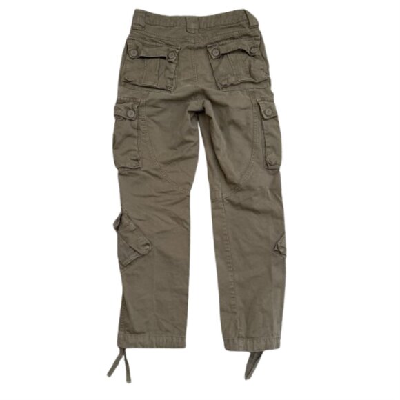Matchstick Mens Cargo Pants Size 28 Tan - Picture 3 of 4